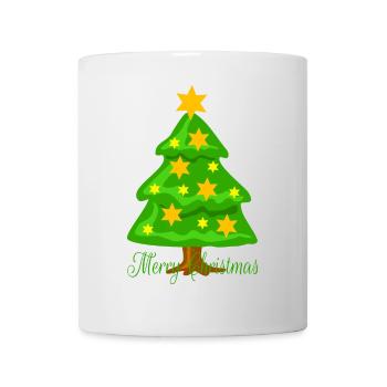 Sapin de Noël - Mug blanc - blanc - Devant