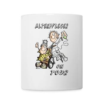 Altenpfleger on Tour - Tasse - Weiß - Vorne