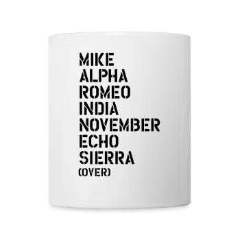 Mike Alpha Romeo India... over - MARINES - Mug - white - Front