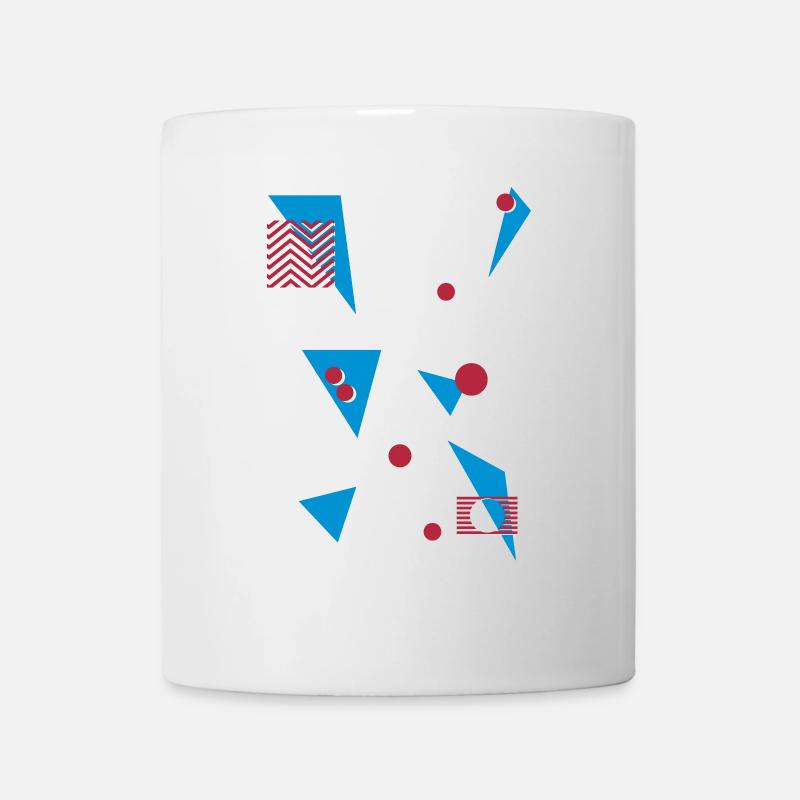 Retro Muster - Tasse - Weiß