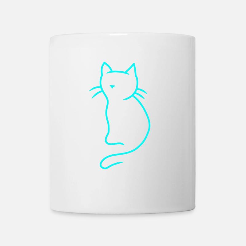 Chaton Chat Chats Animaux Enfants Miaou - Mug blanc - blanc
