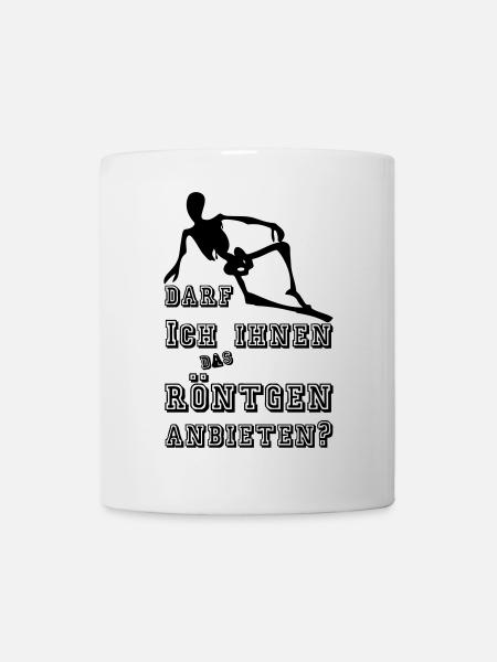 Röntgen anbieten Medizin Geschenk - Tasse - Weiß