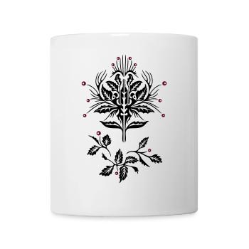 Pan, keltische Cernunnos, Grüne Mann, Pagan Art - Tasse - Weiß - Vorne