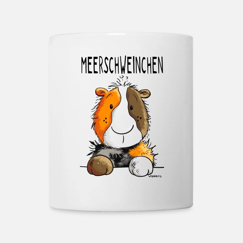 Meerschweinchen - Wutzchen - Comic - Tiere - Tasse - Weiß