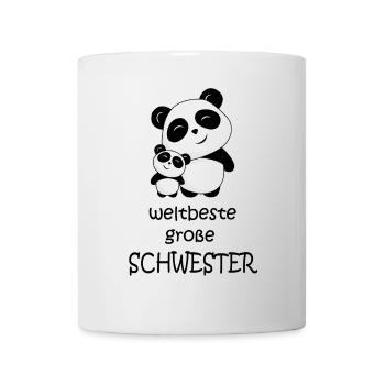 weltbeste große Schwester - Tasse - Weiß - Vorne