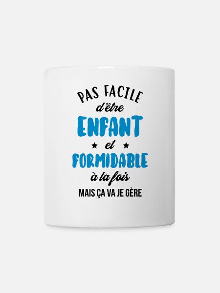 adolescent / enfant / ado / adolescente - Mug blanc - blanc