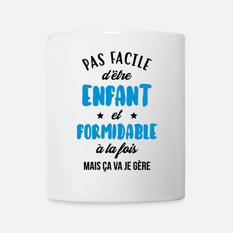 adolescent / enfant / ado / adolescente - Mug blanc - blanc