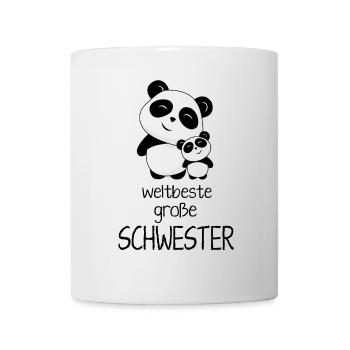 Weltbeste grosse Schwester - Tasse - Weiß - Vorne