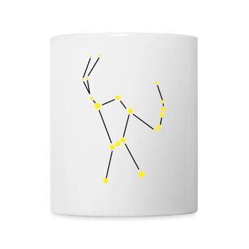Star constellation - Orion - Mug blanc - blanc - Devant