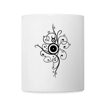 Yule sun, winter solstice - Mug - white - Front