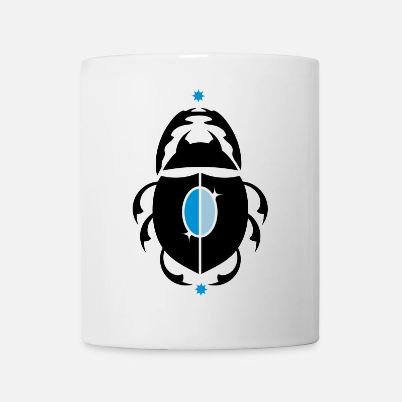 Skarabaeus Glückskäfer - Mug blanc - blanc