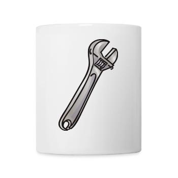 Universal wrench - English - Mug - white - Front