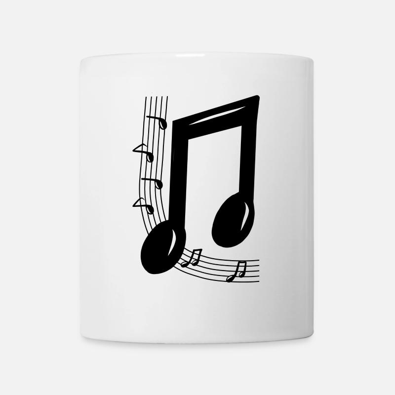 Musical note - Mug - white