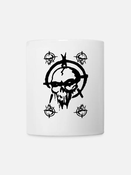 Skull - Tasse - Weiß
