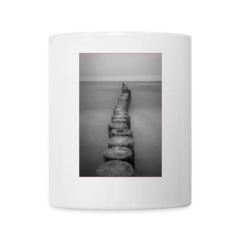 Brise-lames/ Buhne à Zingst - Fischland Darß - Mug blanc - blanc - Devant