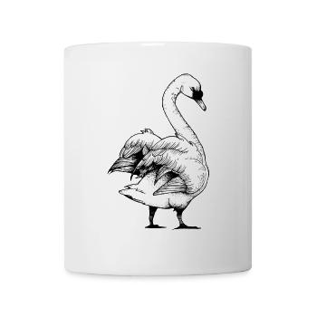 Schwan - Tasse - Weiß - Vorne