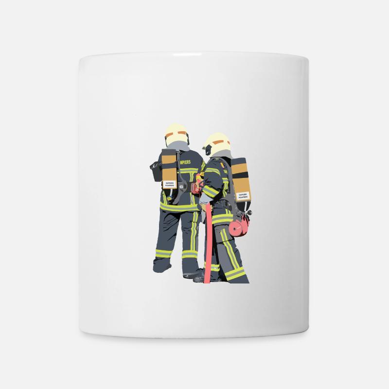 BINOME FEUERBEKÄMPFER - Tasse - Weiß