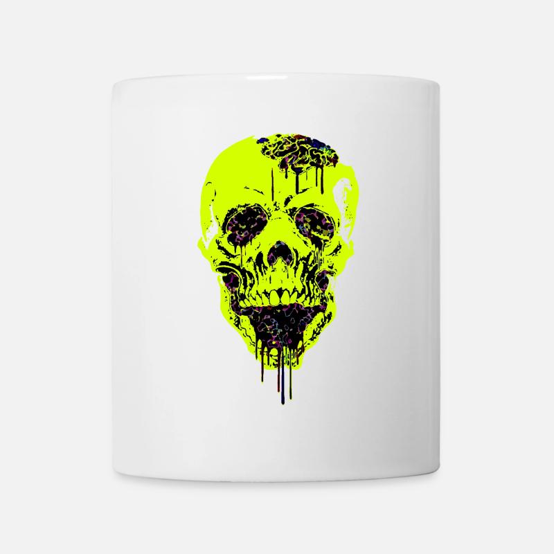 Neurowerveldeil Schädel Symbol - Tasse - Weiß