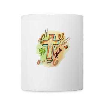 Vivid Christian Symbolism Illustration - Mug - white - Front