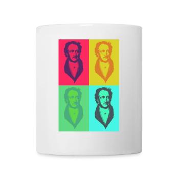 Goethe PopArt Four-Colour - Mug - white - Front