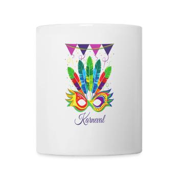 Mardi Gras Mardi Gras Carnival Costume - Mug - white - Front