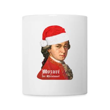 Christmas with Wolfgang Amadeus Mozart - Mug - white - Front