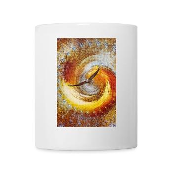 Adler im Flug - Tasse - Weiß - Vorne
