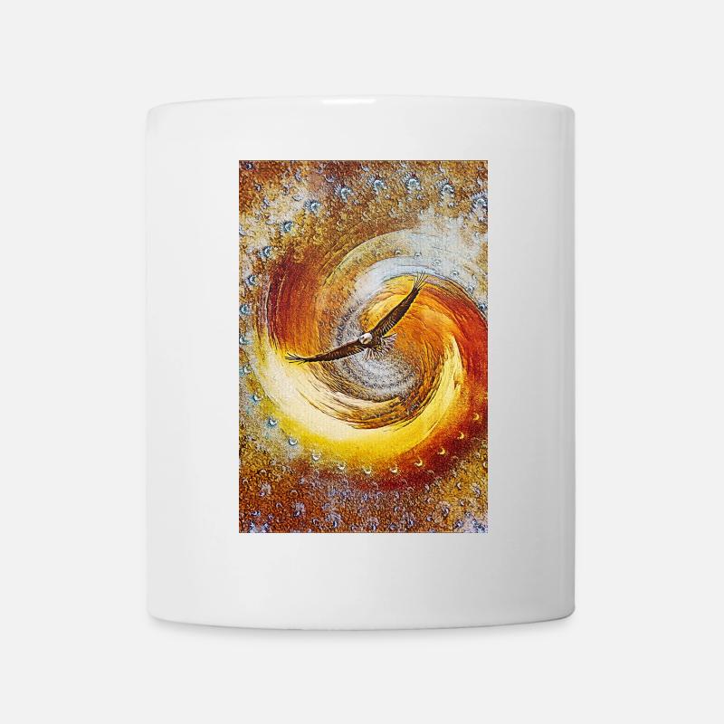 Aigle en vol - Mug blanc - blanc