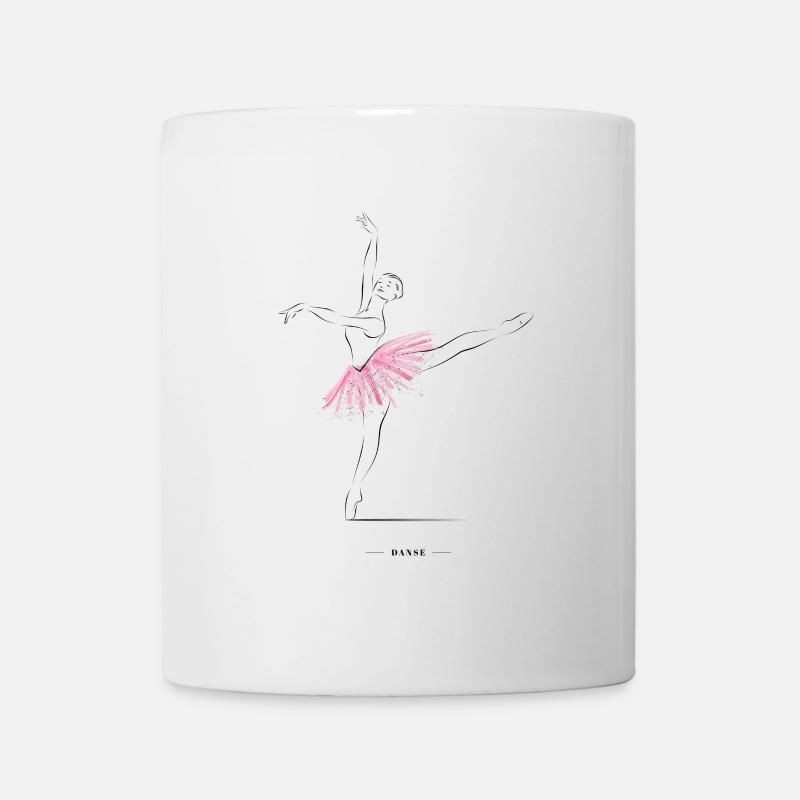 danseuse de ballet - Mug blanc - blanc