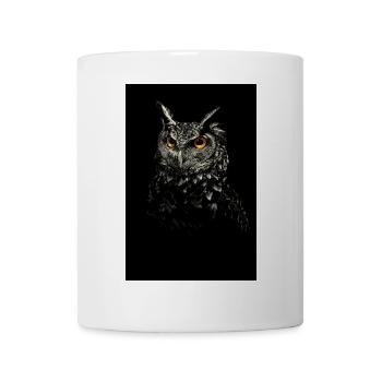 Chouette - Mug blanc - blanc - Devant