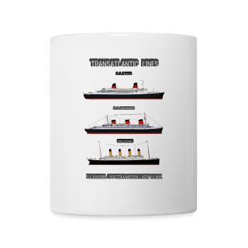 TRANSATLANTIC LINES POSTER - Mug - white - Front