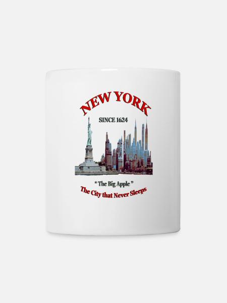 AFFICHE NEW YORK CREATION Louis RUNEMBERG ADAGP - Mug blanc - blanc