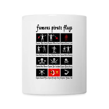Famous pirate flags - Mug - white - Front