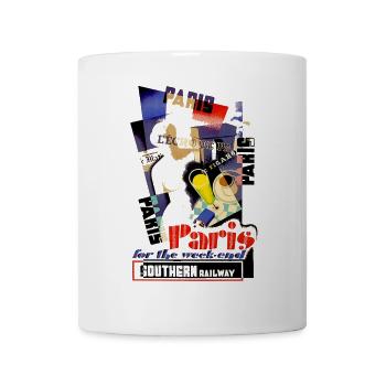 ART PARIS FRANCE - Mug blanc - blanc - Devant