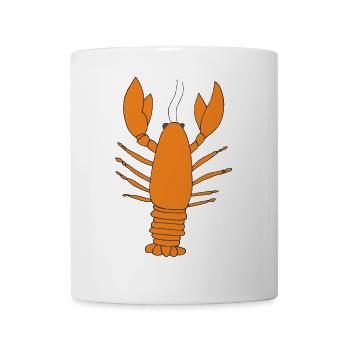 Lobster orange - Tasse - Weiß - Vorne