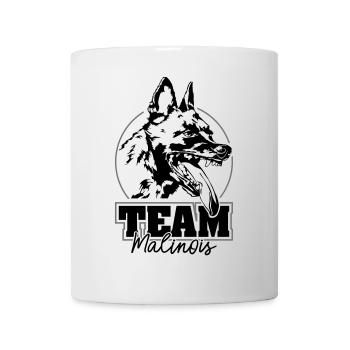 TEAM MALINOIS Hundesport Hunde IGP Wilsigns - Tasse - Weiß - Vorne