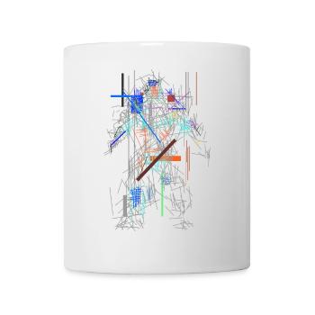 Scifi - Abstrakt / Futurismus  - Tasse - Weiß - Vorne