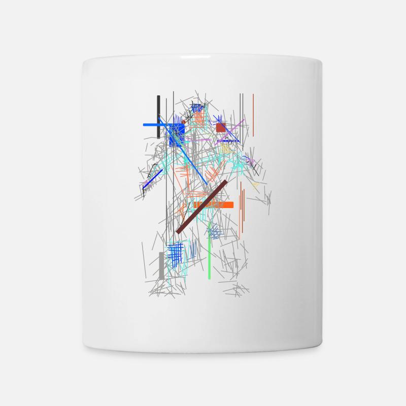 Scifi - Abstrakt / Futurismus - Tasse - Weiß