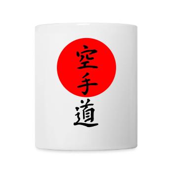 Inscription karaté - Mug blanc - blanc - Devant