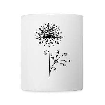 Pissenlit Pissenlit Spring Sticker - Mug blanc - blanc - Devant