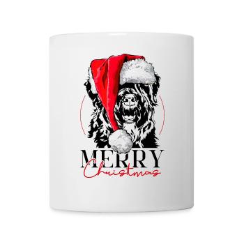 Santa BOUVIER DES FLANDRES Christmas Wilsigns - Mug - white - Front