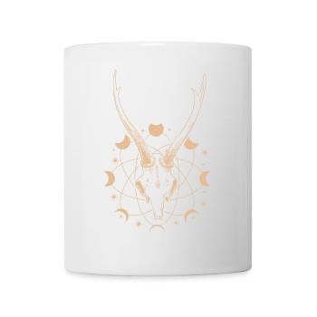 Occulte Cycle Lunaire Bois Goth - Mug blanc - blanc - Devant