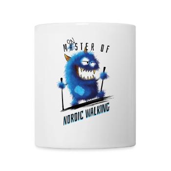 Maître (monstre) de la marche nordique. - Mug blanc - blanc - Devant