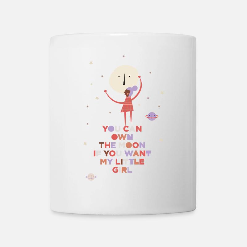 Moondream for Girls – Own the Moon - Mug - white