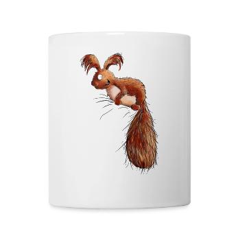 Drolliges Eichhörnchen Wildtier - Tasse - Weiß - Vorne