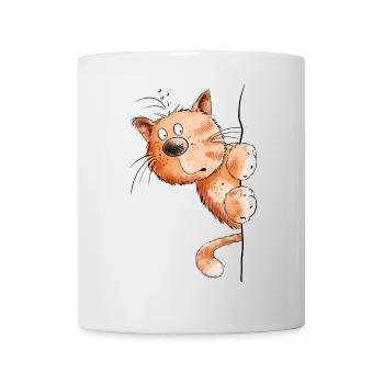 Red Cat I Cat Friends Cadeau - Mug blanc - blanc - Devant
