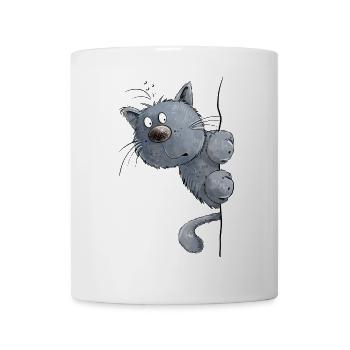 Blue Cat I Cat Friends Cadeau - Mug blanc - blanc - Devant