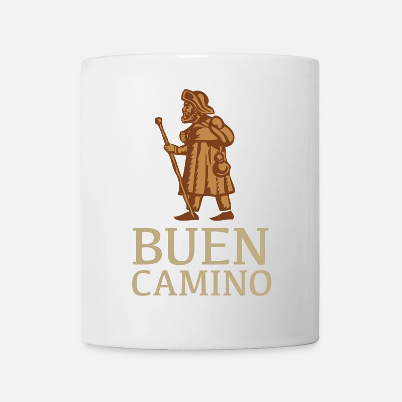 Pilger aus Santiago de Compostela Guter Weg - Tasse - Weiß