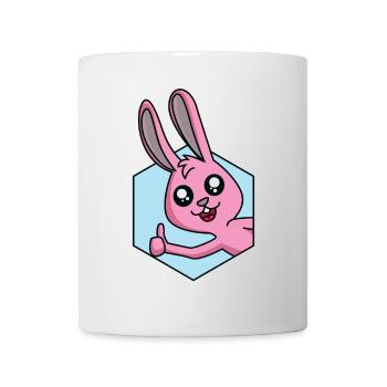 Pouce levé pour le lapin - Mug blanc - blanc - Devant