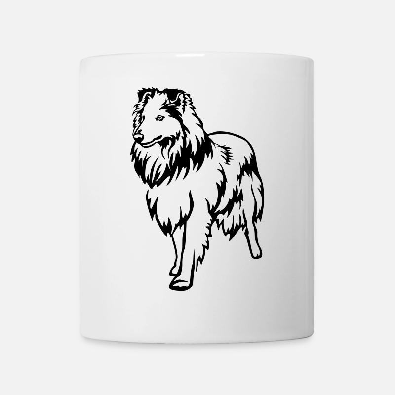 Sheltie - Tasse - Weiß